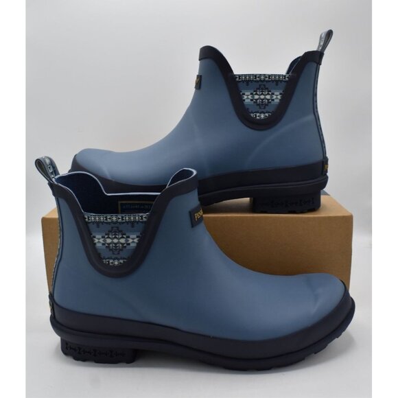 Pendleton Womens Size 11 Desert Dawn Blue Chelsea Rain Boots Shoes - Picture 10 of 14